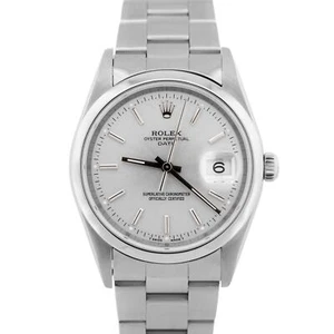 MINT PAPERS Rolex Oyster Perpetual Date 34mm Silver Stainless 15200 Watch BOX - Picture 1 of 9