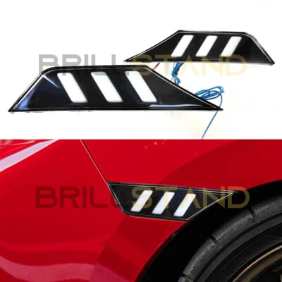 Lámpara intermitente LED lateral guardabarros luz intermitente accesorios para Honda Civic 2016-2020 Foto 1 de 4