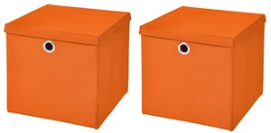 Juego de 2 cajas de almacenamiento caja de juegos cesta de estantería caja plegable cesta para niños caja de tela - Imagen 1 de 77