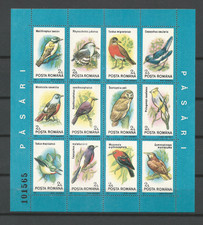 Timbres De Roumanie Sur Oiseaux Ebay