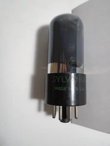 Sylvania 6V6GT/G - Vacuum Tube Smoked Glass - Tested 50% - Picture 1 of 5