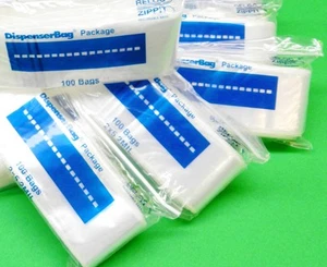 500 Reloc 2x5 CLEAR 2 MIL ZIPPIT RECLOSABLE POLY BAGS 2" x 5" - Picture 1 of 5