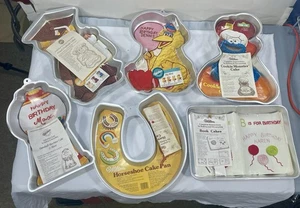 Vintage Wilton Kuchenform 6 Stück (Sesamstraße, Geburtstag, Abschlussfeier) - Bild 1 von 7