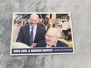 Greg Abel & Warren Buffett Berkshire Hathaway Card Rare Omaha - Picture 1 of 9