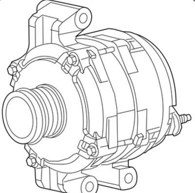 Generador de motor genuino Chrysler Jeep Ram Mopar remanufacturado R6029624AB Foto 1 de 2