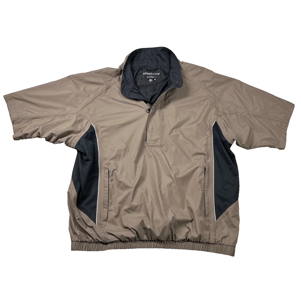 Chaqueta Dryjoys Para Hombre 2xl Footjoy Cortavientos Lluvia Cremallera Rendimiento Manga Corta Foto 1 de 4