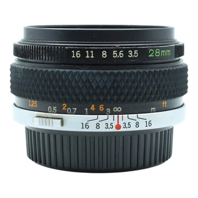 Objetivo Gran Angular Olympus OM-System G.Zuiko Auto-W Auto W 1:3.5 3.5 28mm - Imagen 1 de 3