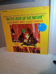 IN THE HEAT OF THE NIGHT SOUNDTRACK,QUINCY JONES,RAY CHARLES,EXC COND/FREE P & H - Picture 1 of 9