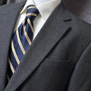 Jos A Bank Sport Coat 42R Gray Wool Hopsack Blazer Jacket Travelers Casual - Picture 1 of 10