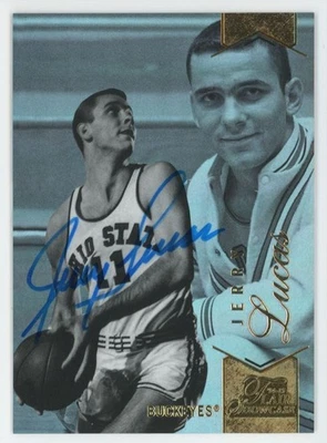2014-15 Flair Showcase Row 1 Jerry Lucas Auto Ohio State #113 A1 - Image 1 of 2