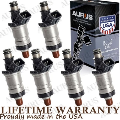6 INYECTORES DE COMBUSTIBLE NUEVOS AURUS PARA 1987-1998 Acura TL RL Legend NSX 2.7 3.0 3.2 3.5 Foto 1 de 4