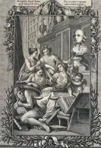 Etching Original Etching Charles-Nicolas Cochin History, Art, People - Picture 1 of 8