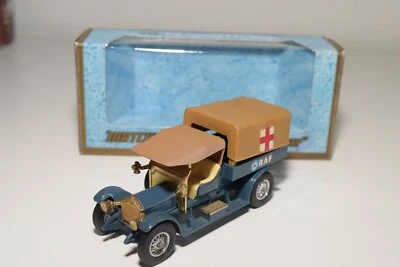 A35 1:43 MATCHBOX IERI Y-13 Y13 1918 CROSSLEY RAF TENDER NUOVO CON SCATOLA - Immagine 1 di 4