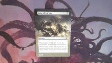 1X Spine of Ish Sah Altered Art - Mirrodin Besieged - NM/EX MTG CARD