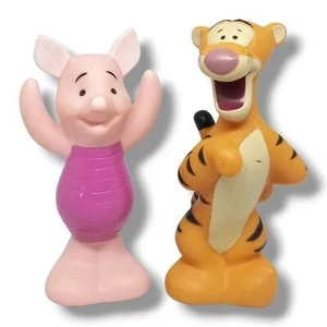 Vintage Disney Winnie The Pooh Bath Toys-Piglet & Tigger-Parks Exclusive-PVC - Picture 1 of 11