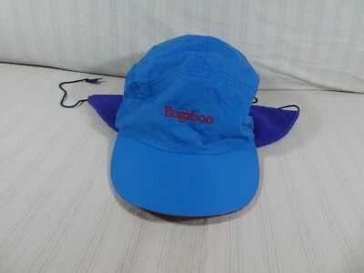 De Colección Columbia Bugaboo Sombrero Forrado de Vellón Niño Pequeño Azul Trampero Orejeras Años 90﻿ Q2 Foto 1 de 4