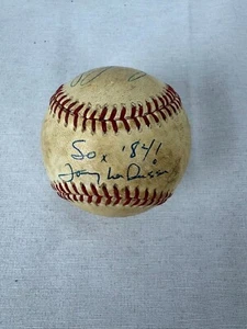 Tony Larussa Greg Luzinski Signed Autographed Baseball Inscribed "Sox 84!" JSA - Picture 1 of 4