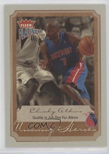 2002-03 Fleer Platinum Finish /100 Chucky Atkins #150