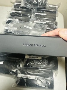 NEW Banana Republic Black Semi Soft Eyeglasses/Sunglasses Case w/Cloth Lot Of 19 - Picture 1 of 7