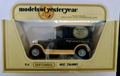 Matchbox Models of Yesteryear Y-5 1927 Talbot - Wright's Original Coal Tar Soap  - Image 1 of 4