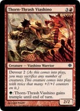 4x Thorn-Thrash Viashino MTG Shards of Alara NM Magic Regular