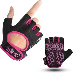 EVO Fitness Women Weight Lifting Gym Gloves Breathable Workout Ladies Exercise - Picture 1 of 8
