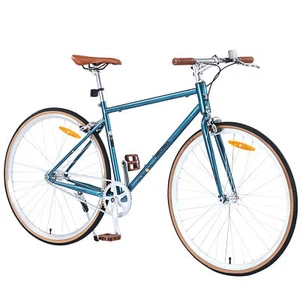 Single Speed Retro style 700C Road Bike For men women's City Bicycle,Steel Frame - Picture 1 of 5
