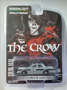 Greenlight 1/64 🇨🇵 Hollywood , The Crow 1984 Plymouth Gran Fury  Police - Foto 1 di 6
