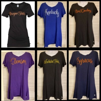 Venley NCAA Ruth Women's Luxurious V-Neck Tee - Image 1 of 4