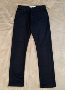 Levis 502 Boys Jeans BLACK Size 16 Regular Taper Leg Denim pants w 28 L 28 - Picture 1 of 5