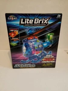 Cra-Z-Art Lite Brix Laser Copter, light up helicopter, 35801 - Picture 1 of 4