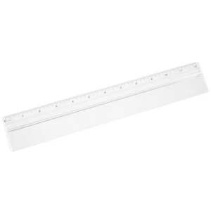 Portable Ruler Plastic Measuring Tool Amplifying Transparent Clear Drafting - Picture 1 of 12