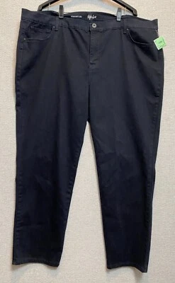 Style & Company Jeans Women’s Black Straight Leg Plus Size 24W Brand New Pants - Image 1 of 4