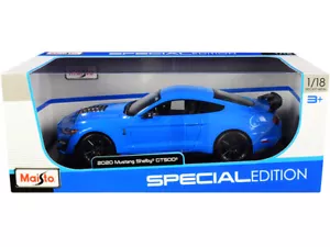 Ford Mustang Shelby GT500 2020 1/18 Maisto modelo de coche diecast azul 31452 BL - Imagen 1 de 2