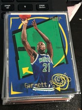 1996-97 Fleer Rookie Rewind #4 Kevin Garnett wolves
