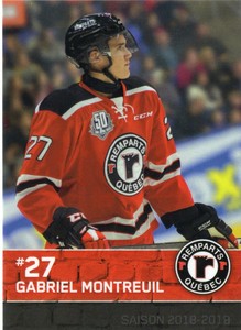 2018/19 Quebec Remparts - GABRIEL MONTREUIL