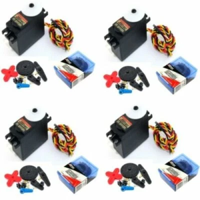 Hitec HS5645 MG 5645 Digital High Torque Metal Gear MG RC Airplane Servo 4 Pack - Image 1 of 4