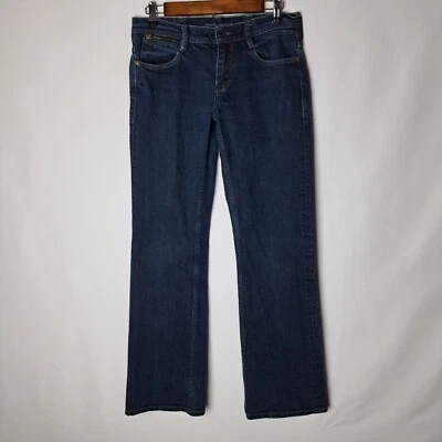 Jeans Ralph Lauren Mujer 30x30 Azul Denim Tribeca 114 Corte Bota Etiqueta Azul Foto 1 de 4
