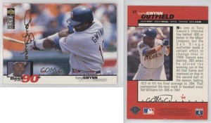 1995 Upper Deck Collector's Choice Gold Signature Tony Gwynn #61 HOF