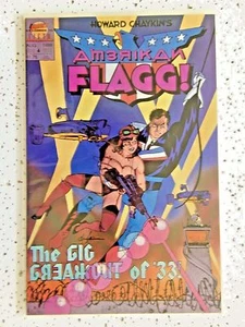 Primera impresión de Howard Chaykin's American Flagg #4 de agosto de 1988 casi nuevo - 9,2 - Imagen 1 de 1