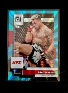 2023 Donruss UFC Brad Tavares 09/25 Teal Prizm Parallel #68- Middleweight