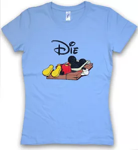 T-shirt MOUSE TRAP Fumetto Mickey Fun Die Dead - Foto 1 di 2