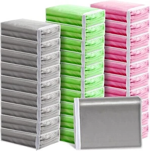 30 Pack Clear Vinyl Zippered Storage Bags, 15x11x4" Plastic Storage Bags - Picture 1 of 7