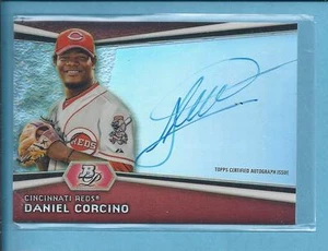 2012 Bowman platinum AUTOGRAPH DANIEL CORCINO Reds No.AP-DC - Picture 1 of 1