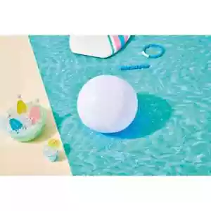 Outdoor Aufblasbar Strandball LED Licht Schwimmbad Party Wasser Spiel Spielzeug #SF - Bild 1 von 2