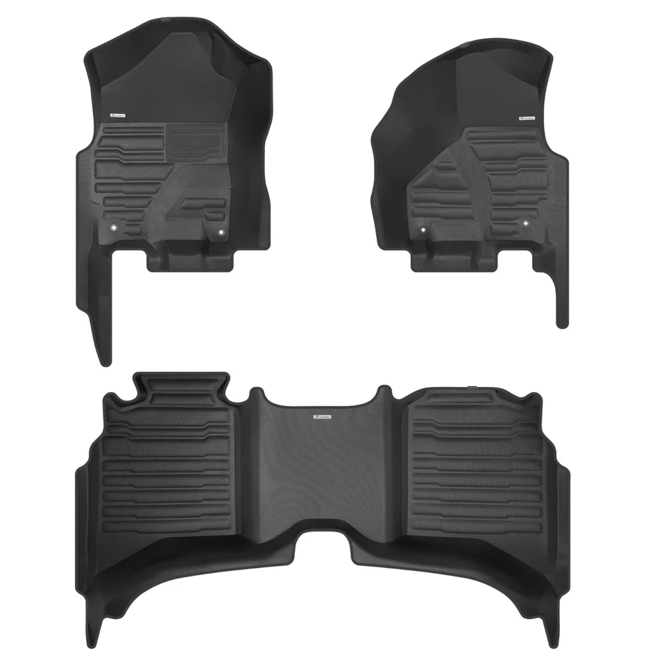 TuxMat Custom Floor Mats for Dodge Ram 1500 Classic Crew - 2019-2024 - Full Set Foto 1 de 4