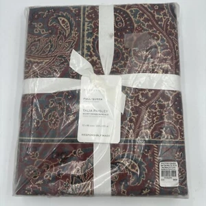 Pottery Barn Duvet Cover Talia Paisley Full/Queen - Picture 1 of 5
