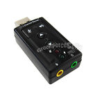 1 x Mini USB 2.0 External 7.1 Channel 3D Virtual 12Mbps Audio Sound Card Adapter