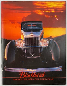 1984 Blackhawk Concours d'Elegance, Program, Classic Automobile Show - Picture 1 of 13