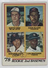 1978 Topps 2nd Basemen Garth Iorg Dave Oliver Sam Perlozzo #704 Rookie RC